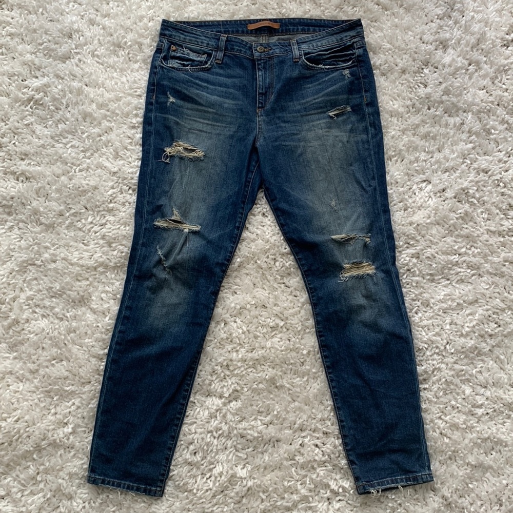 Joe’s distressed skinny jeans